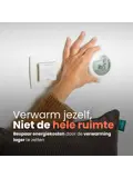 Qnuss Warmtekussen Ribstof 45x45