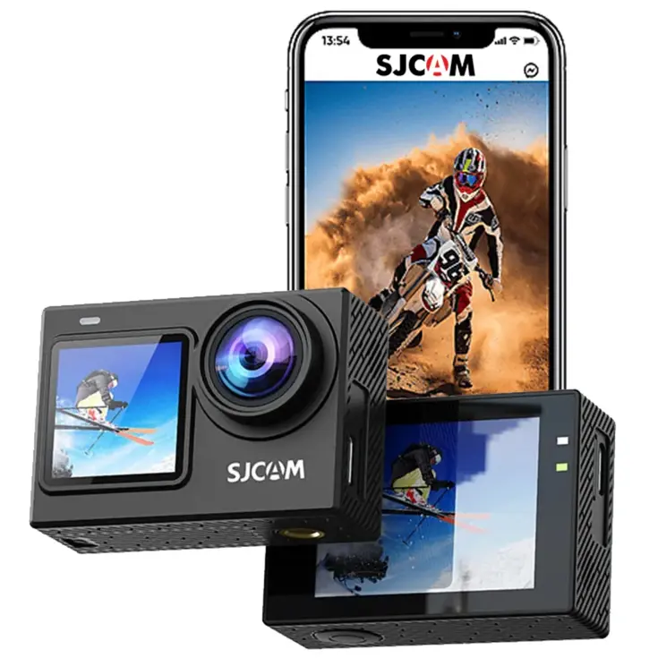 SJ6 Pro 4K Dual screen Wifi action cam en dashcam