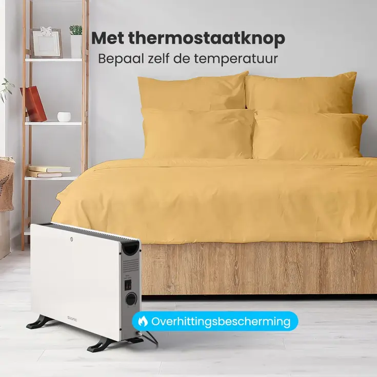 Convectorkachel – 2000W – Wit