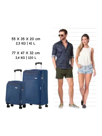 Air Zachte Kofferset S+L