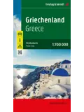 Wegenkaart Griekenland 1-zijdig 1:700.000