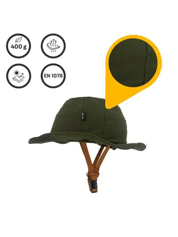 Vizorz SwitchCap fietshelm - Green sunny classic