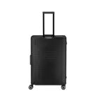 Travelite aluminium 4w trolley l Zwart