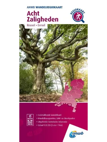 ANWB Wandelkaart Acht Zaligheden 