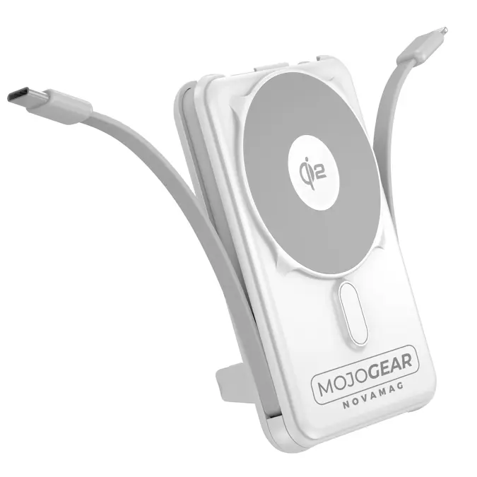 MOJOGEAR Qi2 Powerbank 10.000mAh - Wit