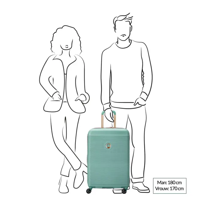 Delsey Freestyle koffer / 70 L