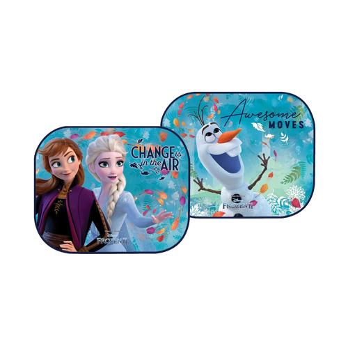 Opvouwbare zonneschermen auto 44x35cm set van 2