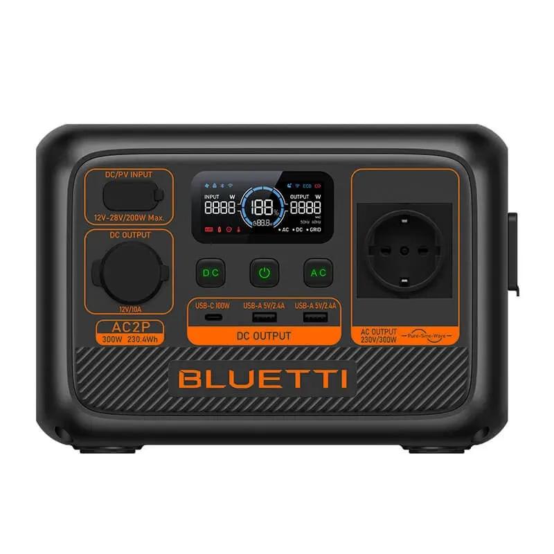 Bluetti  AC2P  Power Station  Zwart main product image