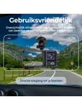 CCT2500 Dashcam - FullHD - Dual - 120° Groothoek