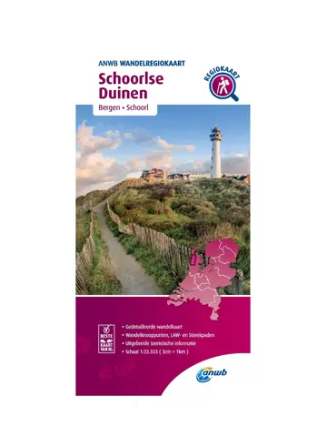ANWB Wandelkaart Schoorlse Duinen
