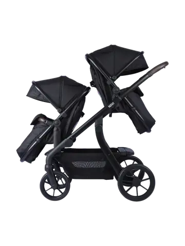 Kinderwagen Novi Pacific Premium Duo Solid Black