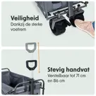 LifeGoods Bolderkar - 80KG - 94L