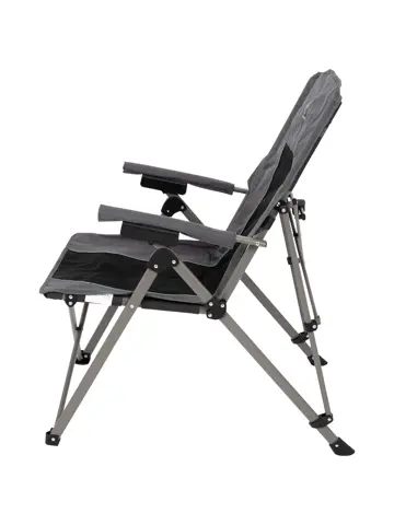 Bo-Camp Vouwstoel Fraser 4-Standen Antraciet