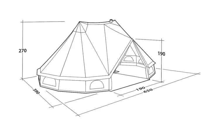 Robens Tent Klondike Twin 12P Tent