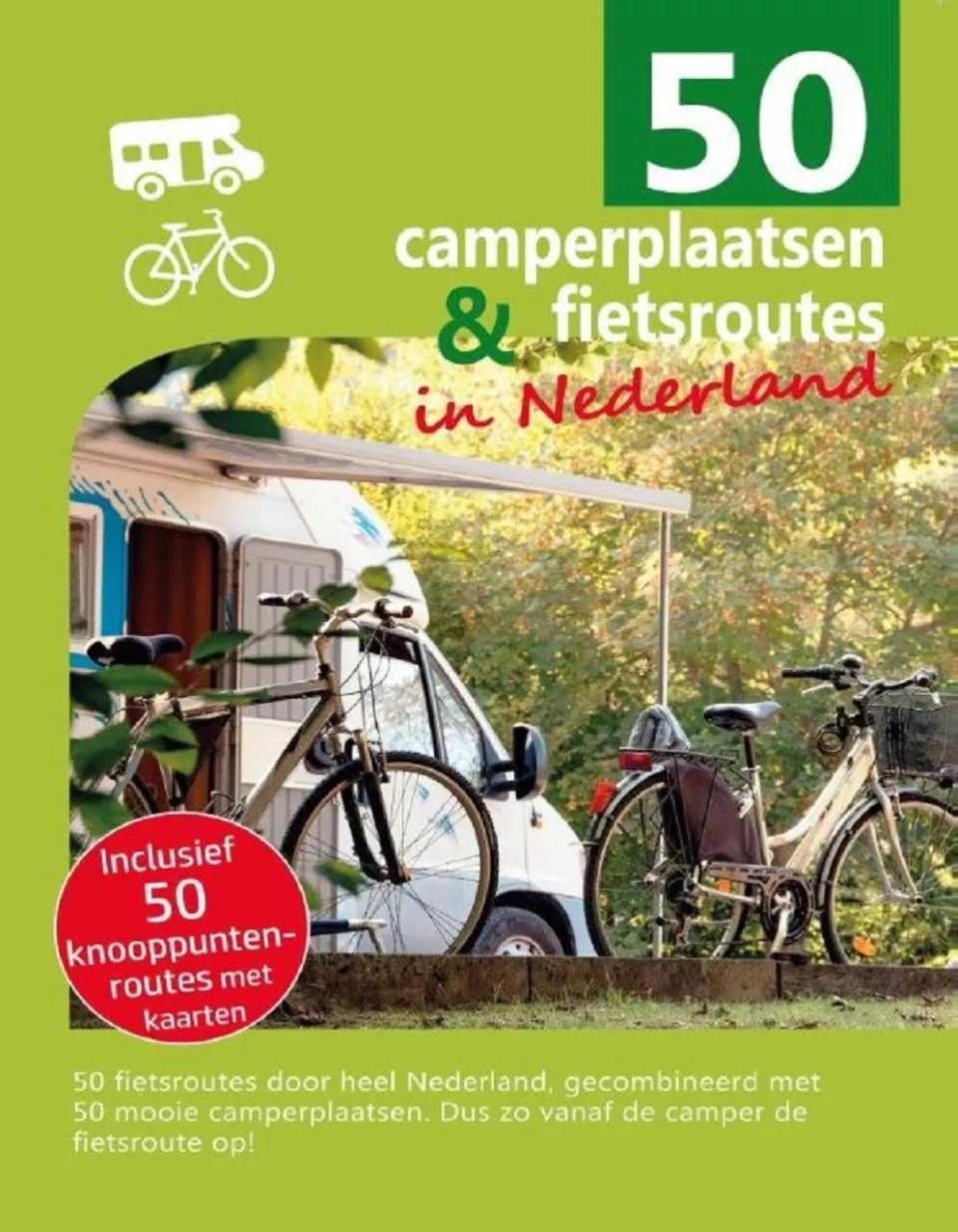 Campinggids  50 Camperplaatsen en fietsroutes in Nederland main product image