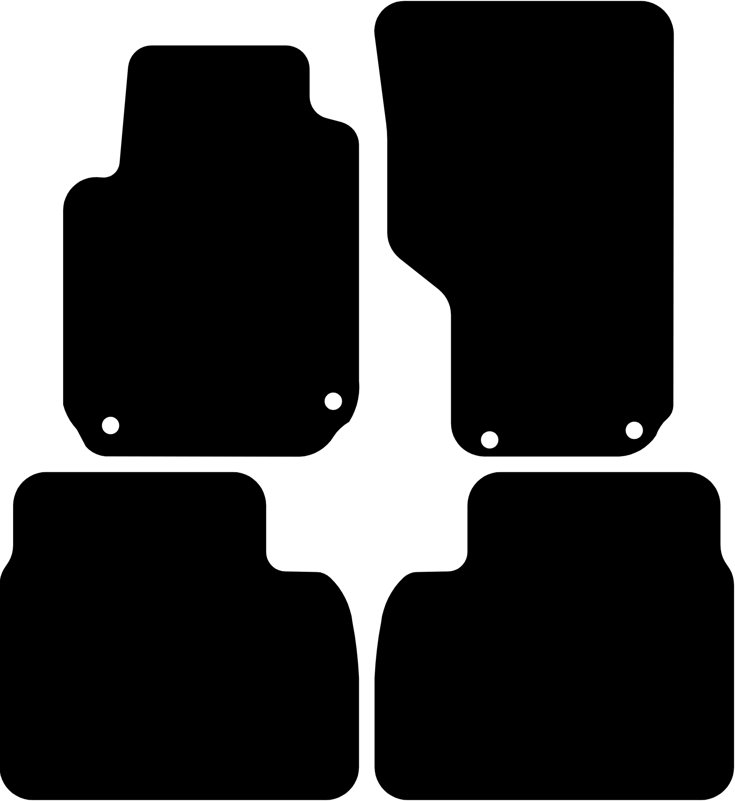 Automatten Volkswagen Amarok (2016-2023) - Basic