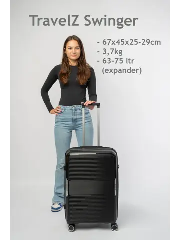 Swinger Middenmaat koffer met Expander 67cm