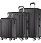 TRVLMORE Kofferset - 3 Delig - 38L