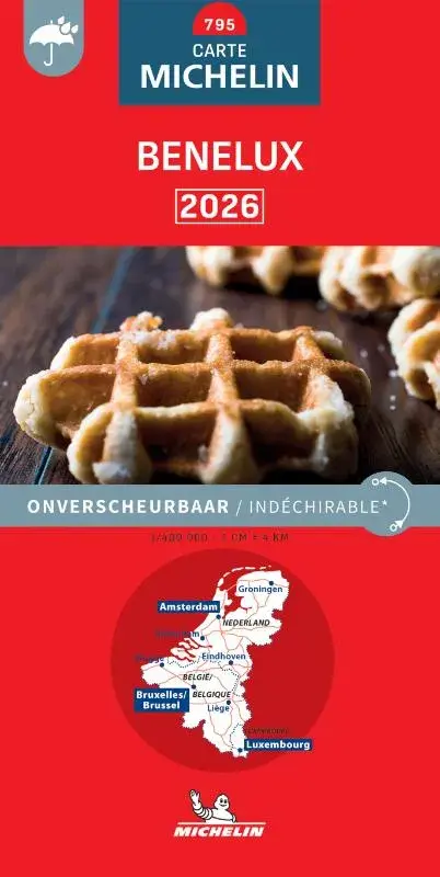 Michelin wegenkaart 795 Benelux 2026