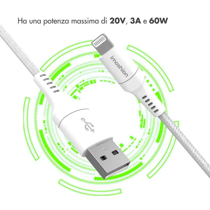 Lightning naar USB kabel 1 meter