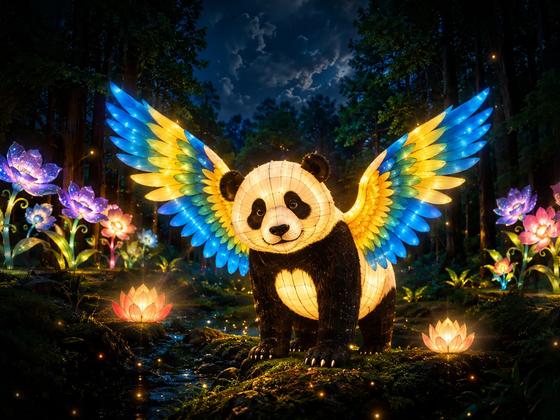 Impressie van Ouwehands Dierenpark - Light Nights