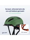 RIDER SMART fietshelm met zonneklep