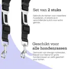 Hondengordel voor Auto - 2 stuks - Zwart