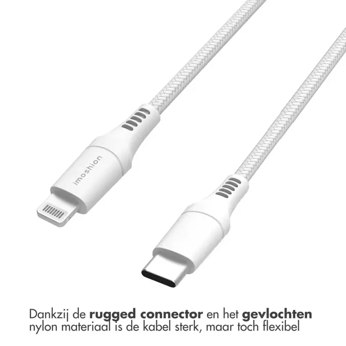imoshion Lightning naar USB-C kabel 3 meter