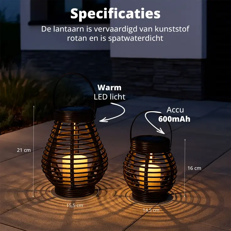 Solar Camping Lantaarn  - 2-pack