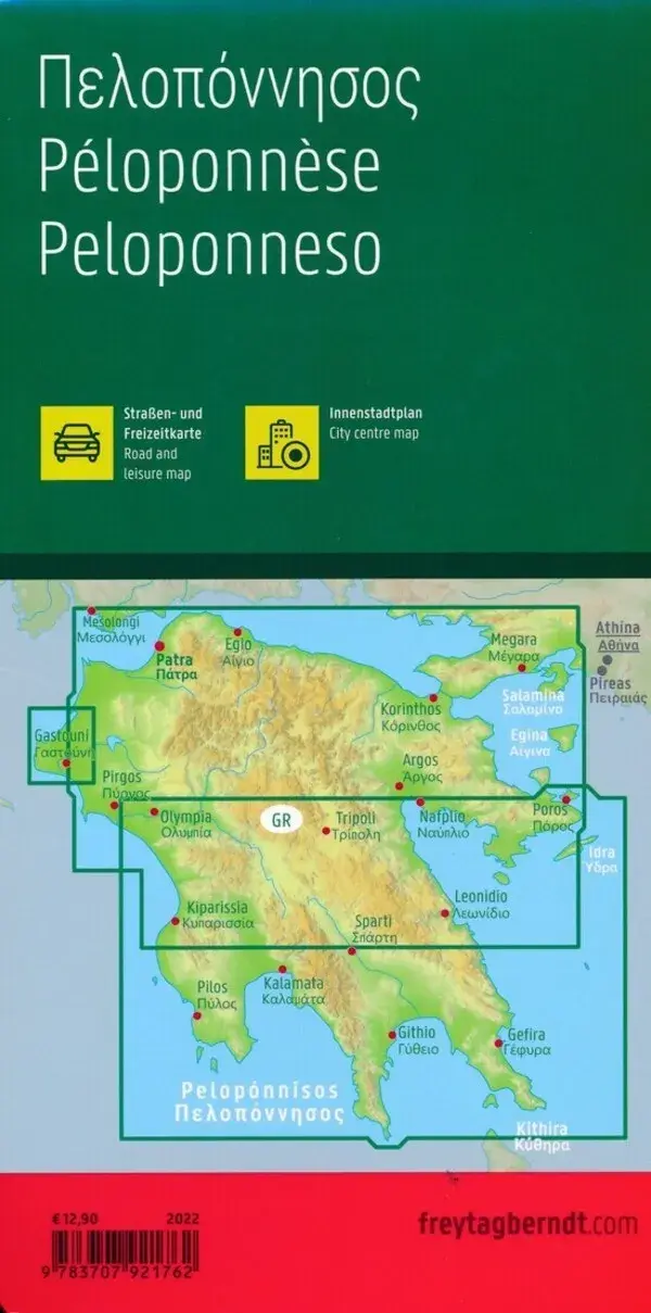 FB Wegenkaart Peloponnesos