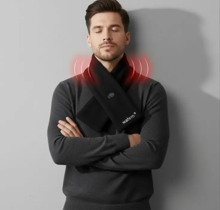 Oplaadbare verwarmende shawl - drie standen