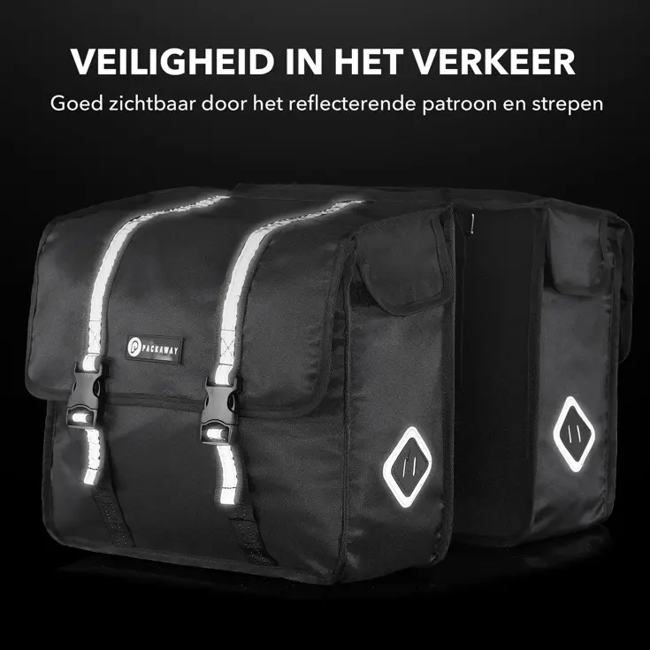 Packaway Dubbele Fietstassen 36L