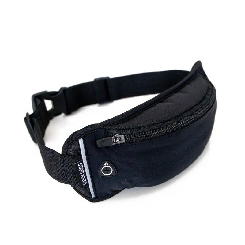 Dutch Shield  Sport Heuptas  Hardloop Tasje  Zwart