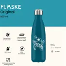 FLASKE 500 ml RVS Drinkfles