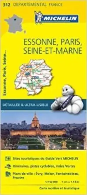 Michelin Local Kaart 312 Essonne - Paris