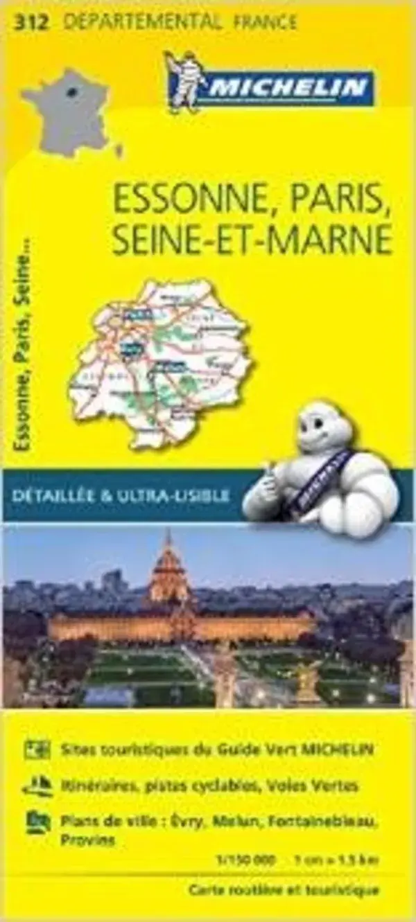 Michelin Local Kaart 312 Essonne - Paris