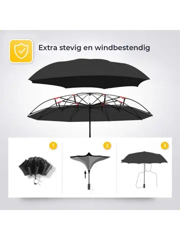 Stormparaplu met Hoes