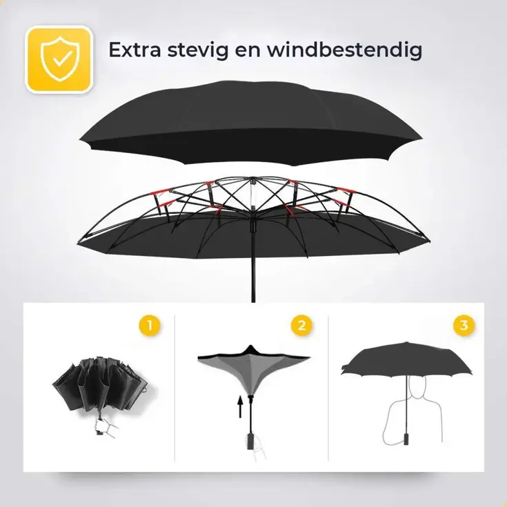 Stormparaplu met Hoes