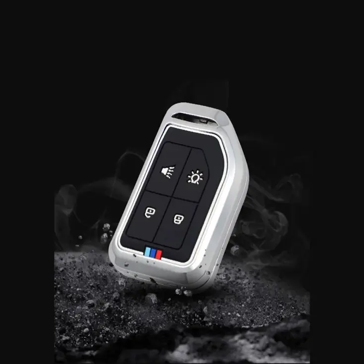 Metalen Sleutelhoesje voor Volvo Truck - 4 knoppen