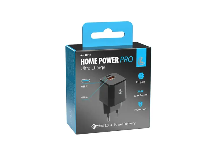 USB-snellader – 2 poorten USB-A + USB-C