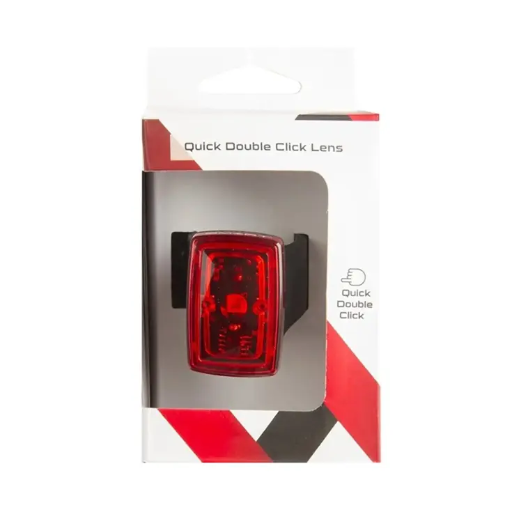 Compact USB oplaadbaar LED achterlicht 12 lumen