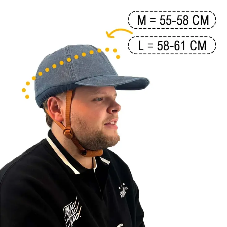 Vizorz SwitchCap fietshelm - Cap Blue