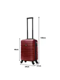 Reiskoffer XS ABS 29L met TSA-slot en 360° wielen