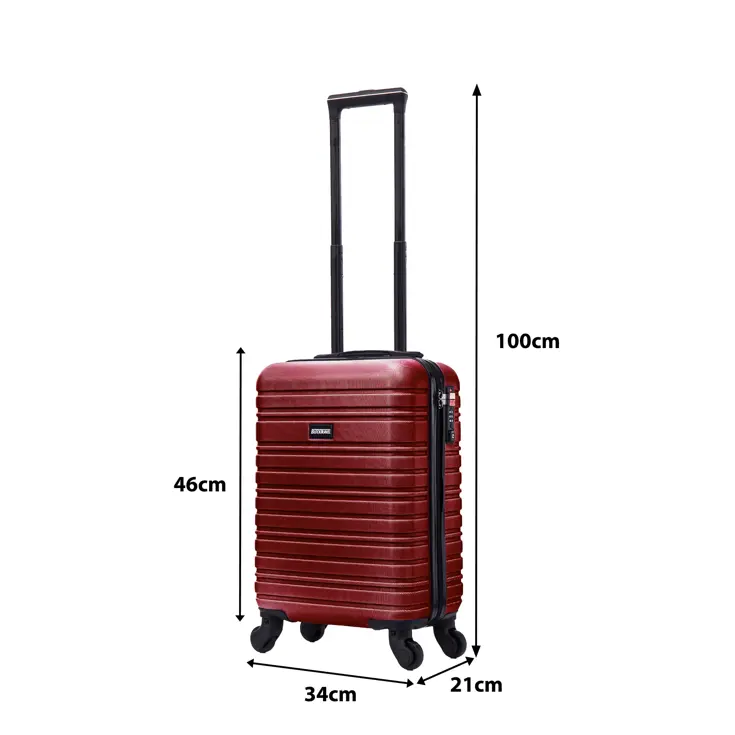Reiskoffer XS ABS 29L met TSA-slot en 360° wielen