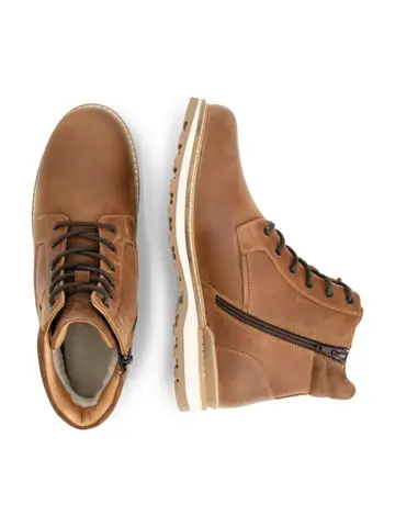 Travelin' Sig Heren - Veterboots - Wolgevoerd