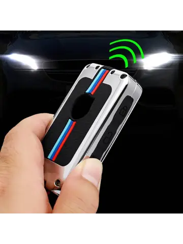 Metalen Sleutelhoesje voor Volvo grijs VOLVO