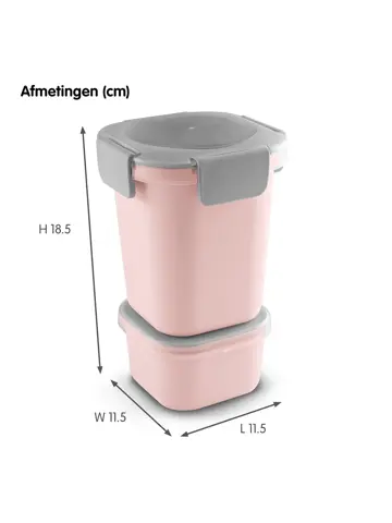 Sigma home - Lunchbeker - 2-delig