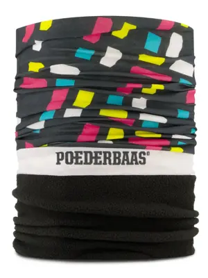 Poederbaas - Zwart Confetti - Nekwarmer