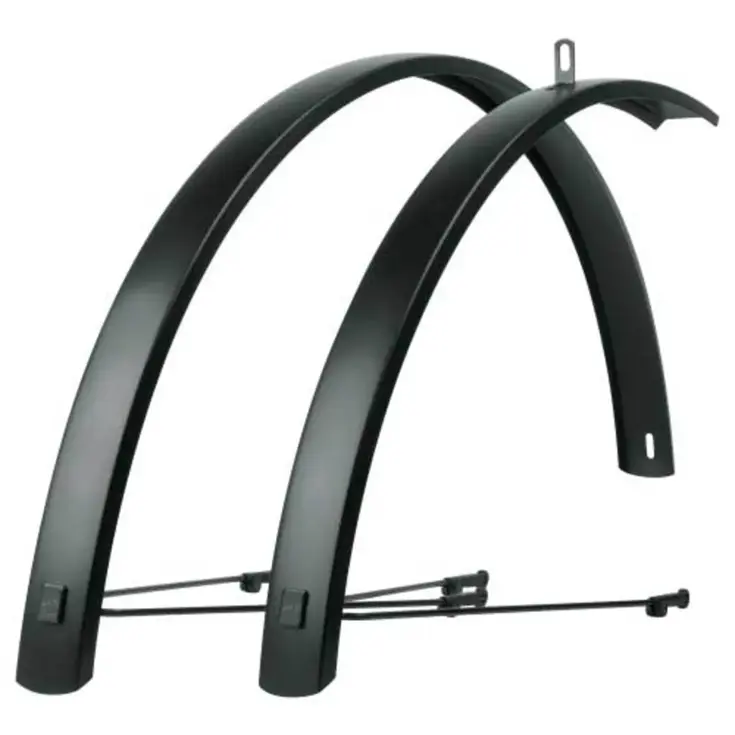 Sks Spatbordset 28 Edge Alm 56Mm Zwart
