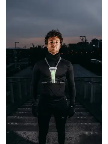 Hardloopvest met Ledverlichting - Zwart